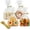 5x7 Inch (Pack of 100), variant on Cellophane Treat Bags 5x7 Inches, 100 Pcs Clear Cellophane Bags with Gold Twist Ties, Heavy Duty OPP Plastic Goodie Bags for Cookies Popcorn Candy Bakery Party Favors Gift Wrapping