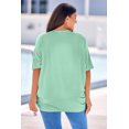 thumbnail image 2 of Plus Size Ribbed Cocoon Cover Up, 2 of 3
