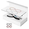 thumbnail image 1 of Kit de pulsera permanente, fabricación de pulseras para parejas, regalos informales, pulsera cerrada DIY para compromiso, Día de San Valentín, familia 1 Plata 1, 1 of 8