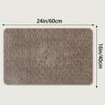 thumbnail image 7 of REGALWOVEN Rubber Backing Non Slip Quick Dry Bath Mat, Absorbent Machine Washable Bath Carpet Bath Rug Brown 20" x 32", 7 of 7