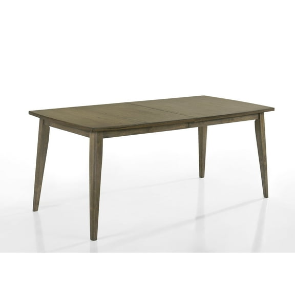Vintage Walnut 72" Wide Rectangle Dining Table With Natural Wood Distressed Lure Contemporary In Fascination