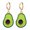 D, variant on BNNG Enamel Dangle Earrings For Women Fruit Earrings Lemon Strawberry Cute Fruit Wind Alloy Oil Dropping Earrings Jewelry Artistic Rectangle Stud Earrings Women'S Enamel Strawberry Earrings