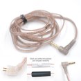 thumbnail image 4 of Audífonos Cable trenzado de cobre de alta pureza para para cable KZ/CCA ZST ZSR (B con micrófono), 4 of 5
