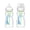Clear, variant on Dr. Brown's Natural Flow Anti-Colic Options+ Wide-Neck Baby Bottle, Good Morning, 9oz, 0m+, 4 Pack