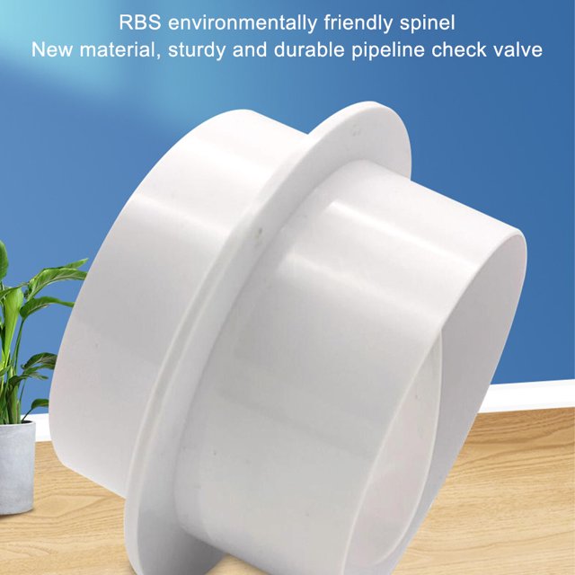 VONKY Cut-off Ventilation Check Valve For Precise AirstreamControl White Pressure 110mm check valve 1Set