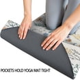 thumbnail image 3 of Pioneer Flower Floral Print Pattern Hot Yoga Mat Towel Non Slip for Hot Yoga - Quick-Drying Yoga Mat Cover with 4 Corner Pockets with Travel Bag - Hot Yoga Towel Non Slip 70"x26", 3 of 6