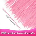 thumbnail image 2 of Praisebank Pipe Cleaners for Crafts (200pcs 20 Colors), 12 inch Long, 2 of 10