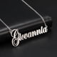 thumbnail image 2 of Sipuris, collar con nombre personalizado, gargantilla dorada personalizada, collares de acero inoxidable para mujer, hombre, joyería personalizada, regalo de pareja Tan Jianjun unisex, 2 of 2