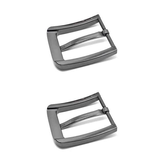 crativent Replacement Belt Buckle Pin Roller Waistband Accessory Reusable Rectangular Strap Slider Household Repair Part 40mm 2Set