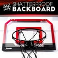 thumbnail image 6 of Over The Door Indoor LED Basketball Hoops-Steel Rim Mini Basket-Includes Ball and Pump-Light Up Backboard, 6 of 13