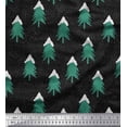 thumbnail image 3 of Soimoi Cotton Voile Fabric Snow & Tree Christmas Decor Fabric Printed Yard 42 Inch Wide, 3 of 3