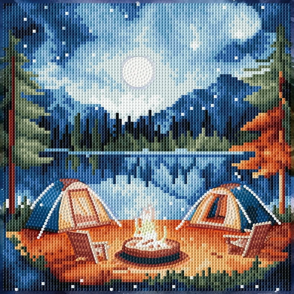 DIAMOND DOTZ® Wilderness Retreat Special Edition Diamond Painting Kit