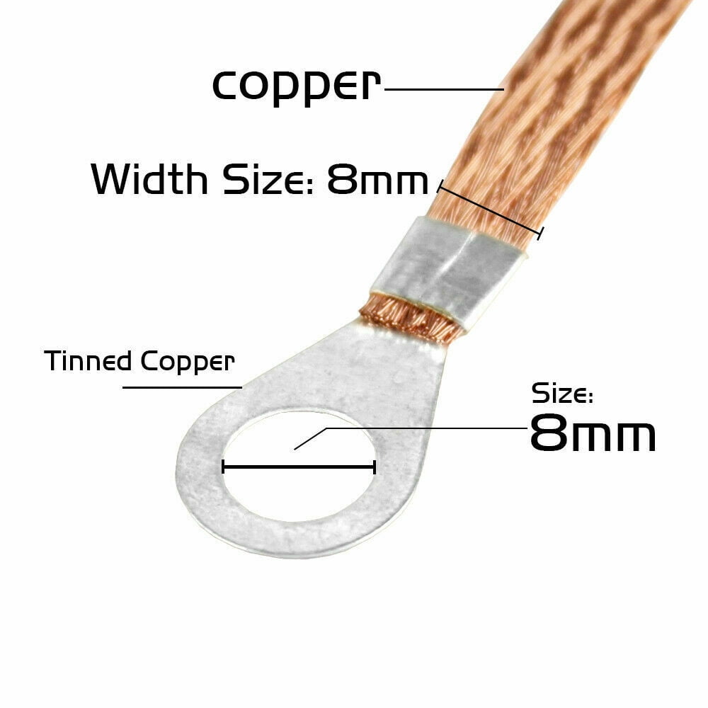 Copper Electrical Connection Tinned Braided Firewall Frame Engine