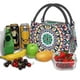 thumbnail image 3 of Fotbe Colorful With Blue Oriental Bolsa Térmica Portátil con Estampado, Bolsa de Entrega de Alimentos Aislada, Bolsa Reutilizable de Gran Capacidad para Comidas y Supermercado, 3 of 6