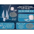 thumbnail image 3 of MarineNow Fluke Anchor Kit – Hot-Dip Galvanized Anchor with Chain, 98 ft Marine Rope & Shackles | Choose 5 lb (10–18 ft Boats), 8.5 lb (15–24 ft), or 13 lb (20–32 ft), 3 of 9