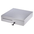 thumbnail image 1 of Yeacher Heavy Duty Electronic Cash Drawer Box Case Storage 5 Bill 5 Coin Trays Check Entry, 1 of 8