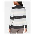 thumbnail image 2 of KAREN SCOTT Womens Gray Ribbed Color Block Long Sleeve Turtle Neck Sweater XXL, 2 of 4