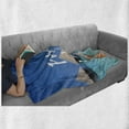 thumbnail image 6 of Saying Soft Flannel Fleece Blanket, Positive Vibes Only Inspirational Concept Message Attitude Motivation Tropical Scene, Cozy Plush for Indoor and Outdoor Use, 70" x 90", Multicolor, by Ambesonne, 6 of 6