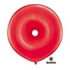 Burton & Burton 16" Geo Donut Red Balloons, Pack Of 25
