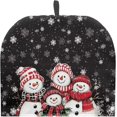 thumbnail image 1 of Retro Snowman Tea Pots Cosy Cotton Tea Cosy for Teapots Christmas Dust Cover Breakfast Insulation Lid Warmer Tea Cosy Kitchen Coffee Table Decorative Accessories, 1 of 1