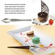 thumbnail image 5 of Matsuzay 1 cuchara de salsa, de acero inoxidable, de lápiz de arte, herramienta de cuchara de dibujo artístico para repostería, Chocolate Type7 NO7, 5 of 6