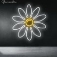 thumbnail image 2 of Glowneon Daisy Flower Neon Sign, Daisy Bedroom Light Sign, Custom Flower Neon Sign Wall Decor, 2 of 4