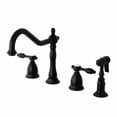 thumbnail image 4 of Kingston Brass KS1798TALBS Widespread Kitchen Faucet, Brushed Nickel, 4 of 4