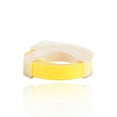 thumbnail image 4 of 3D Plastic Embossed Label Tape Refill for DYMO 12965 1610 Label Maker, 3/8 in x 9.8 ft, 1 roll, Light Yellow, 4 of 8