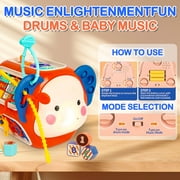 iYofe Kids Baby Activity Cube with Music, 20 in 1 Montessori Toys for 1 2 Year Old Girls Boys, Educational Toys for for 12M+ Baby Toddler, Infant Sensory Developmental First Birthday Gift