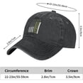 thumbnail image 6 of Vintage Baseball Cap for Men Women Army Veteran Washed Distressed Cotton Dad Hat Adjustable Sports Hat Black, 6 of 8
