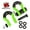 Green, variant on AMBULL Shackles 3/4 Inch D Ring Shackle (2 Pack) 45,000lb Break Strength with 7/8 Inch Pin, Isolator and Washer Kits for Use with Tow Strap, Winch, Off-Road Jeep Truck Vehicle Recovery, Red