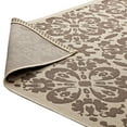 thumbnail image 5 of Modway Ariana 94.5x122" Floral Trellis Fabric Area Rug in Light/Dark Beige, 5 of 8