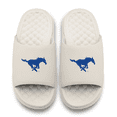 thumbnail image 2 of Unisex ISlide Cream SMU Mustangs Primary Motive Slide Sandals, 2 of 5