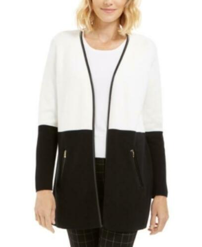 charter club color block cardigan