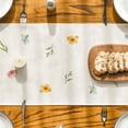 thumbnail image 3 of Sm:)e Happy Easter Table Runner Bunny Eggs Floral Spring Holiday Farmhouse Kitchen Indoor Outdoor Decoration 13 x 72 Inch, 3 of 6