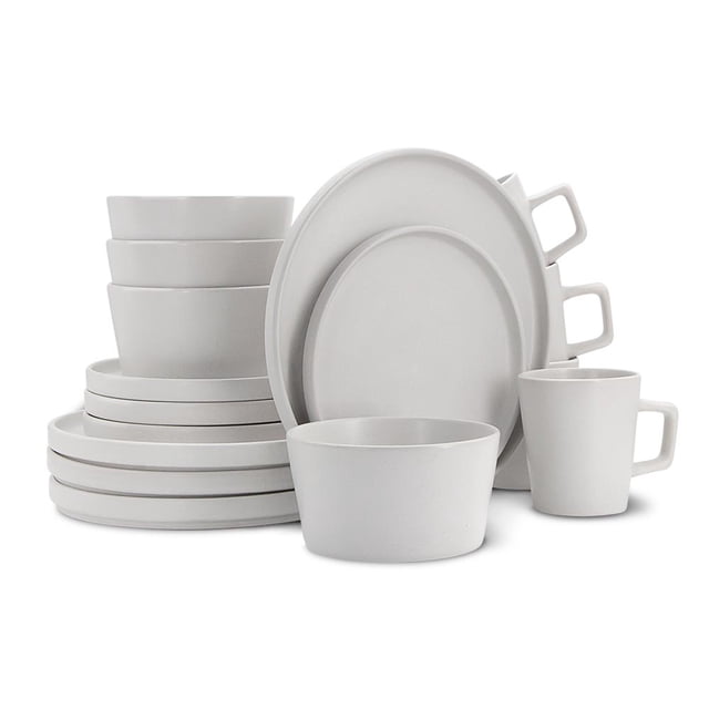 Vajilla de Gres Casa Litus Moderna 4 Personas 16 Piezas Platos Taza