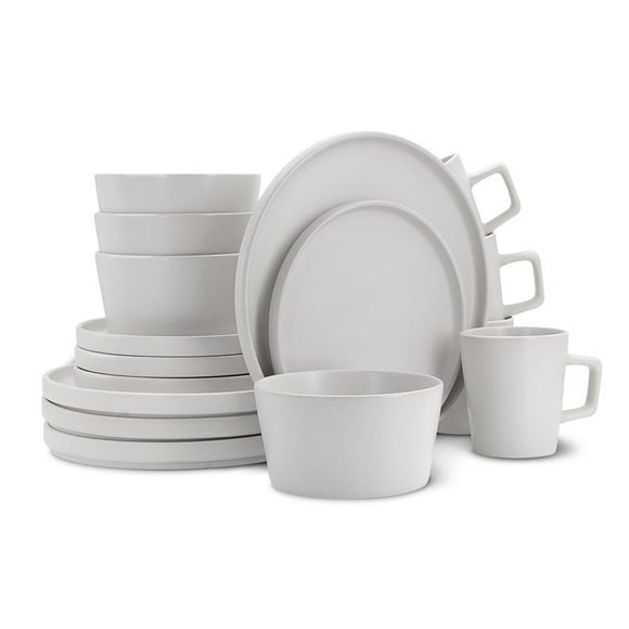 Vajilla de Gres Casa Litus Moderna 4 Personas 16 Piezas Platos Taza