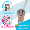 thumbnail image 5 of iMusthav Facial Hair Remover Trimmer , Flawless Painless Electric Razor, 18K Gold-Plated, USB Rechargeable, 360° LED for Face and Lip Hair., 5 of 9