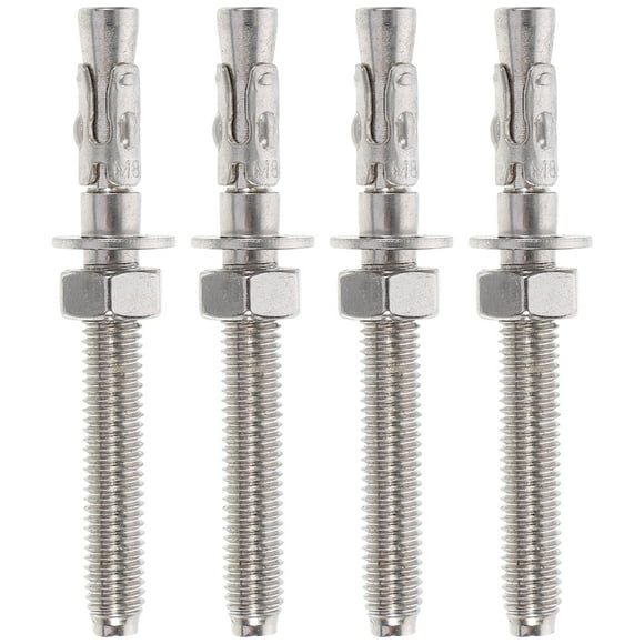 MasteelfCA 4pcs Sturdy Stainless Steel Bolts Practical Fixing Bolts Fixing Expansion Bolts