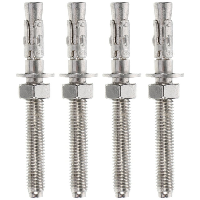 MasteelfCA 4 Pcs Boulons en Acier Inoxydable Robustes Boulons de Fixation Pratiques Boulons d'Expansion