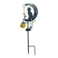 thumbnail image 2 of Solar Halloween Garden Stake Light, Black Cat & Crescent Moon Waterproof Solar Lantern Stake with Hanging Pumpkin, Outdoor Halloween Yard Decor for Garden Patio Lawn Pathway, 2 of 8