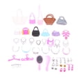 thumbnail image 4 of 10pcs Dollhouse Electroplated Crown Necklace Earstuds Bracelets Earrings Pendant Pack Accessories Dressing Princess Doll Toy, 4 of 18