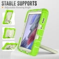 thumbnail image 5 of Dteck Case for Samsung Galaxy Tab A7 Lite 8.7" T220 T225,Shockproof Rubber Hybrid Handle Kickstand Heavy Duty Cover with Screen Preotector Cover for Galaxy Tab A7 Lite 8.7-inch 2021,Lime, 5 of 9
