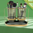 thumbnail image 3 of Toothbrush Holder Set for Bathrooms Drainage Utensil Holder Stylish Tooth Brush Stand Detachable Silverware Drying Rack Multipurpose Counter Chopsticks Organizer for Utensil Toothbrush, 3 of 6