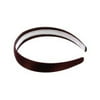 simplicity 1 inch brown satin headband