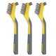 thumbnail image 1 of 3 Pices, Mini-brosses En Acier Inoxydable Avec Une Poigne Ergonomique, Noir, Jaune, 1 of 3