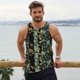 thumbnail image 5 of Rocae Lilies Flowers for Men's Workout Tank Top Men's Running Tank Top Dry Fit Athletic Workout Tank Tops4X-Large, 5 of 9