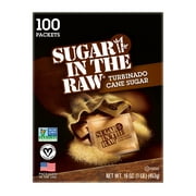 Sugar in the Raw Turbinado Cane Sugar 100 ct Packs