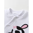 thumbnail image 5 of Infant Baby Boy Girl Clothes Cow Cartoon Long Sleeve Romper Jumpsuits Outfits 0-3 Months, 5 of 7