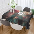 thumbnail image 2 of Yayeee Tablecloths for Rectangular Tables 54 x 54 inch Party Table Cover, Psychedelic Forest, 2 of 6